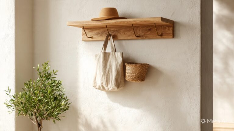 How to Style a Small Entryway: Neutral Boho Decor Ideas That Feel Expensive